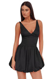 V Neck Satin Homecoming Dresses for Teens 2027 Short Prom Dress A-Line Backless Cocktail Party Gowns with Pockets