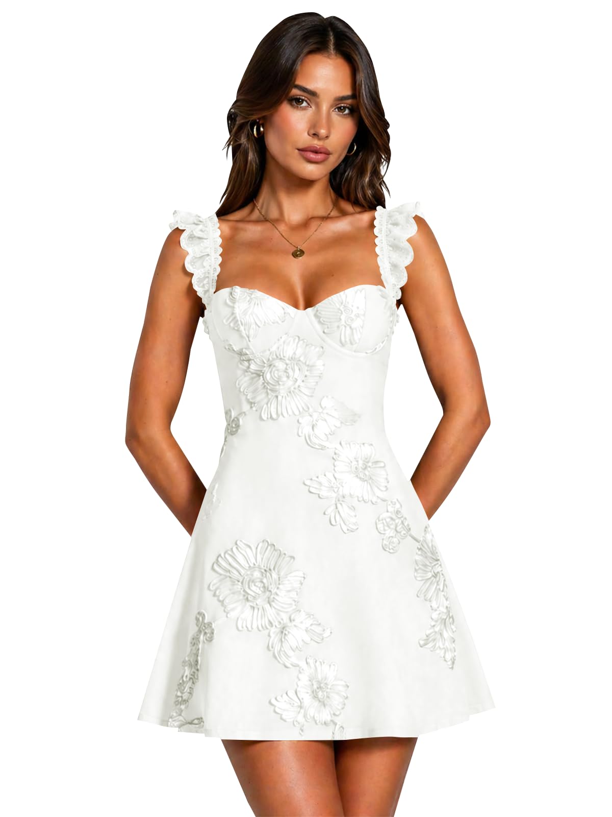 Floral Homecoming Dresses for Teens Short Princess A Line Mini Prom Cocktail Party Gowns