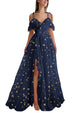 Navy Blue Cold Shoulder