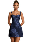 Floral Tulle Homecoming Dresses 2026 Corset A Line Mini Graduation Dress Short Cocktail Party Gown