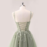 Lace Applique Tulle Homecoming Dresses for Teens Sparkly 3D Flower Short Prom Dress Sequin Quinceanera DAMA Dress