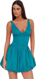 V Neck Satin Homecoming Dresses for Teens 2027 Short Prom Dress A-Line Backless Cocktail Party Gowns with Pockets