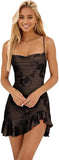 Floral Homecoming Dresses for Teens 2026 Spaghetti Straps Ruffle Pleated Short Cocktail Evening Dress