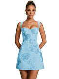 Floral Tulle Homecoming Dresses 2026 Corset A Line Mini Graduation Dress Short Cocktail Party Gown