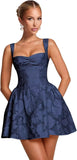 Floral Lace Homecoming Dresses for Teens 2026 Short A Line Sweetheart  Cocktail Party Gowns