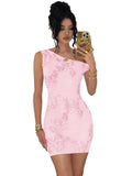 Tulle Floral Homecoming Dresses for Teens 2026 Short Lace One Shoulder Prom Evening Cocktail Dress
