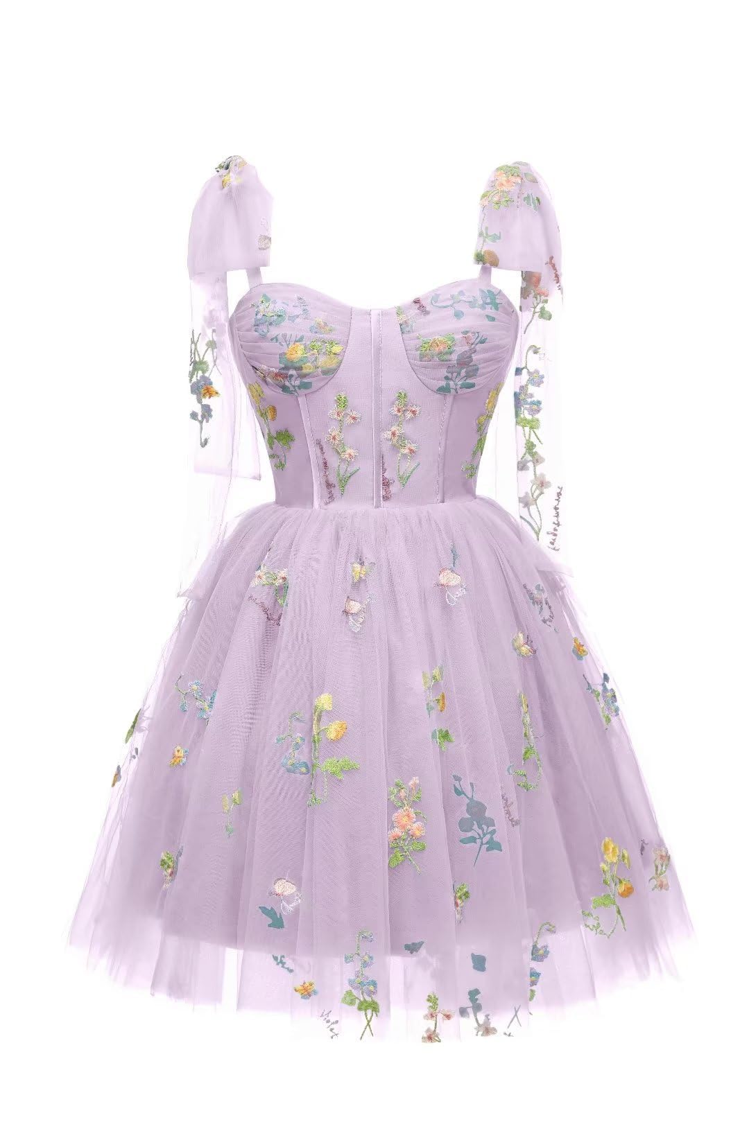 Women's Tulle Short Homecoming Prom Dresses Flower 2027 Birthday Graduation Cocktail Evening Party Gowns for Teens