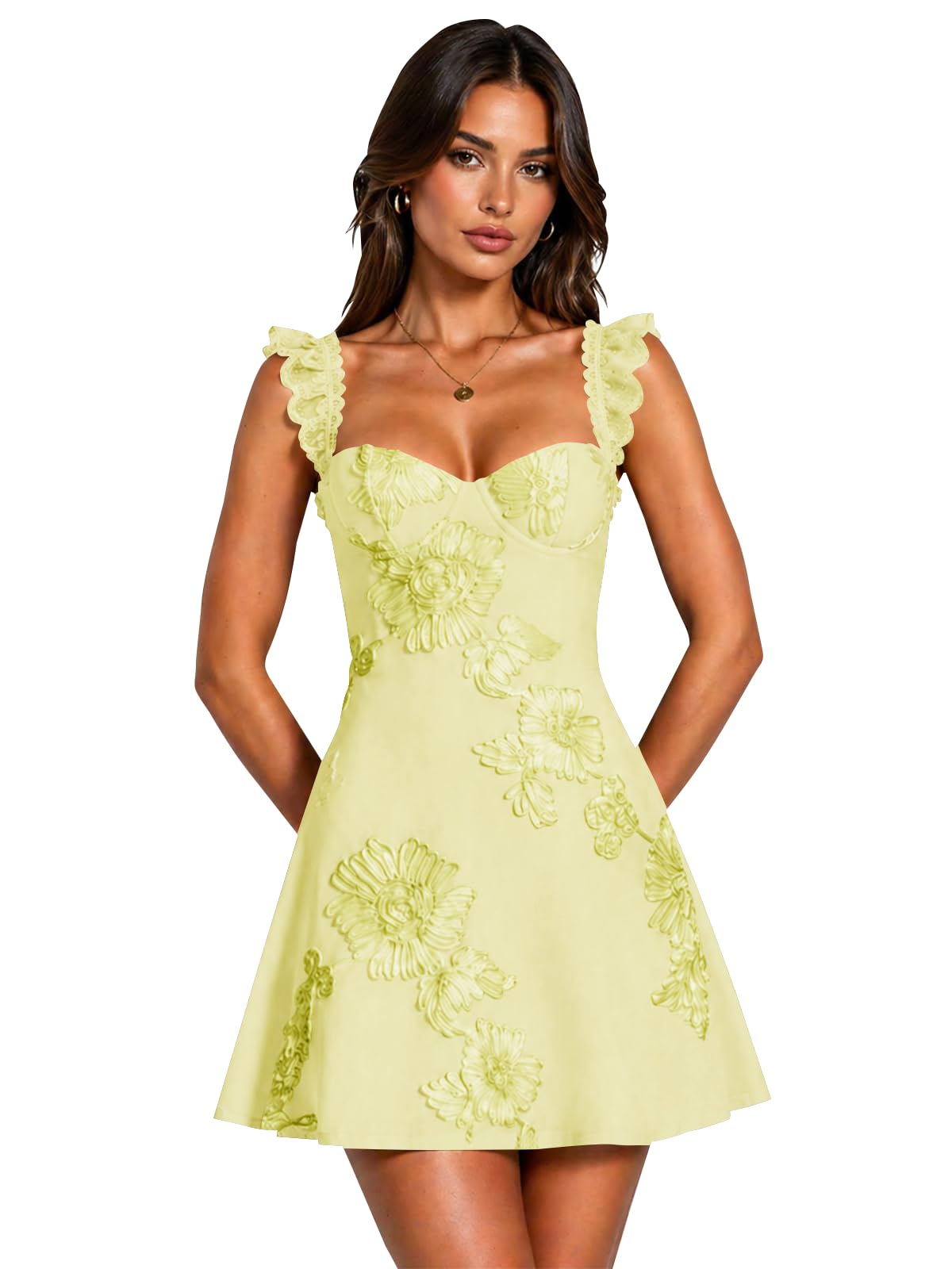 Floral Homecoming Dresses for Teens Short Princess A Line Mini Prom Cocktail Party Gowns