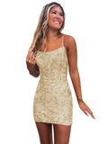 Sparkly Sequin Homecoming Dresses for Teens Short Tight Prom Cocktail Party Gown Gowns