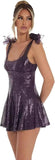 Sparkly Sequin Homecoming Dresses for Teens 2027 Spaghetti Strap Short Prom Dress with Bow Glitter Tulle Cocktail Party Gown