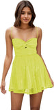 Spaghetti Straps Sequin Homecoming Dresses for Teens 2027 Short Sequin Dresses Mini Formal Cocktail Gown