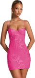 Spaghetti Straps Short Homecoming Dresses 2026 Mini Tight Embroidery Corset Prom Evening Cocktail Dress