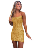 Sparkly Sequin Homecoming Dresses for Teens Short Tight Prom Cocktail Party Gown Gowns