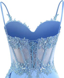 Lace Satin Homecoming Dresses for Teens 2027 Short Prom Dress Spaghetti Straps Corset Cocktail Formal Evening Gowns