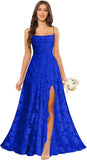 Women’s Ruffled Bridesmaid Dresses Scoop Neck Floral Chiffon Formal Dress Wrap Pleated Wedding Guest Dress