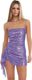 Spaghetti Straps Sequin Homecoming Dresses for Teens 2027 Sparkly Tight Short Prom Cocktail Party Gowns