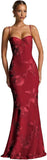 Spaghetti Straps Mermaid Prom Dress 2026 Floral Embroidery Long Corset Formal Evening Gowns