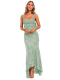 Jacquard Laces Prom Dress for Women Bridesmaid Dresses Bow Strapless Long Formal Wedding Party Gown