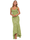 Jacquard Laces Prom Dress for Women Bridesmaid Dresses Bow Strapless Long Formal Wedding Party Gown