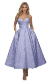 Strapless Floral Satin Prom Dresses for Women 2026 Jacquard Aline Formal Evening Party Dress with Pockets