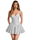 Kingbridal Spaghetti Straps Sequin Homecoming Dresses for Teens 2026 Short Prom Cocktail Dress