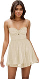 Spaghetti Straps Sequin Homecoming Dresses for Teens 2027 Short Sequin Dresses Mini Formal Cocktail Gown