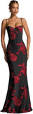 Spaghetti Straps Mermaid Prom Dress 2026 Floral Embroidery Long Corset Formal Evening Gowns