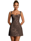 Floral Tulle Homecoming Dresses 2026 Corset A Line Mini Graduation Dress Short Cocktail Party Gown