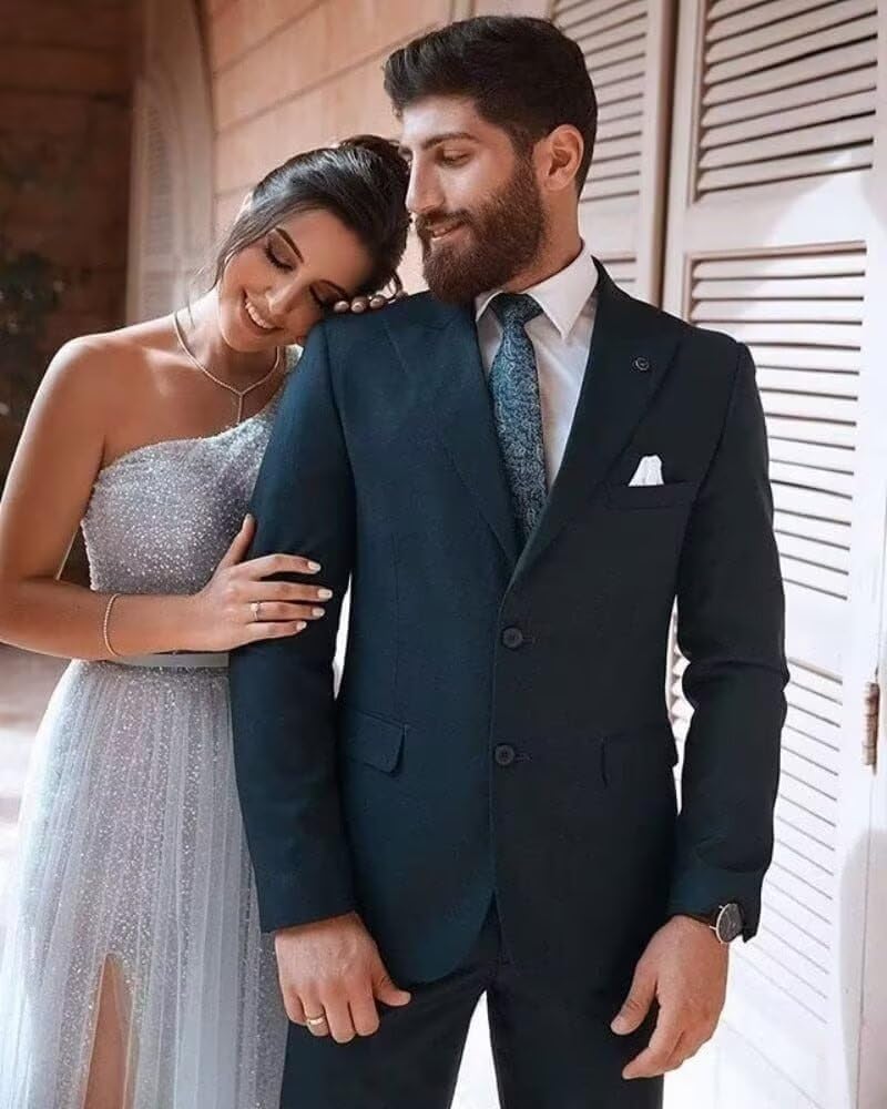 One Shoulder Sequin Prom Dress Long A-Line Tulle Formal Evening Gowns for Women 2027
