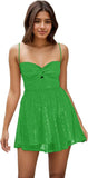 Spaghetti Straps Sequin Homecoming Dresses for Teens 2027 Short Sequin Dresses Mini Formal Cocktail Gown