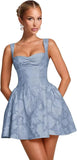 Floral Lace Homecoming Dresses for Teens 2026 Short A Line Sweetheart  Cocktail Party Gowns