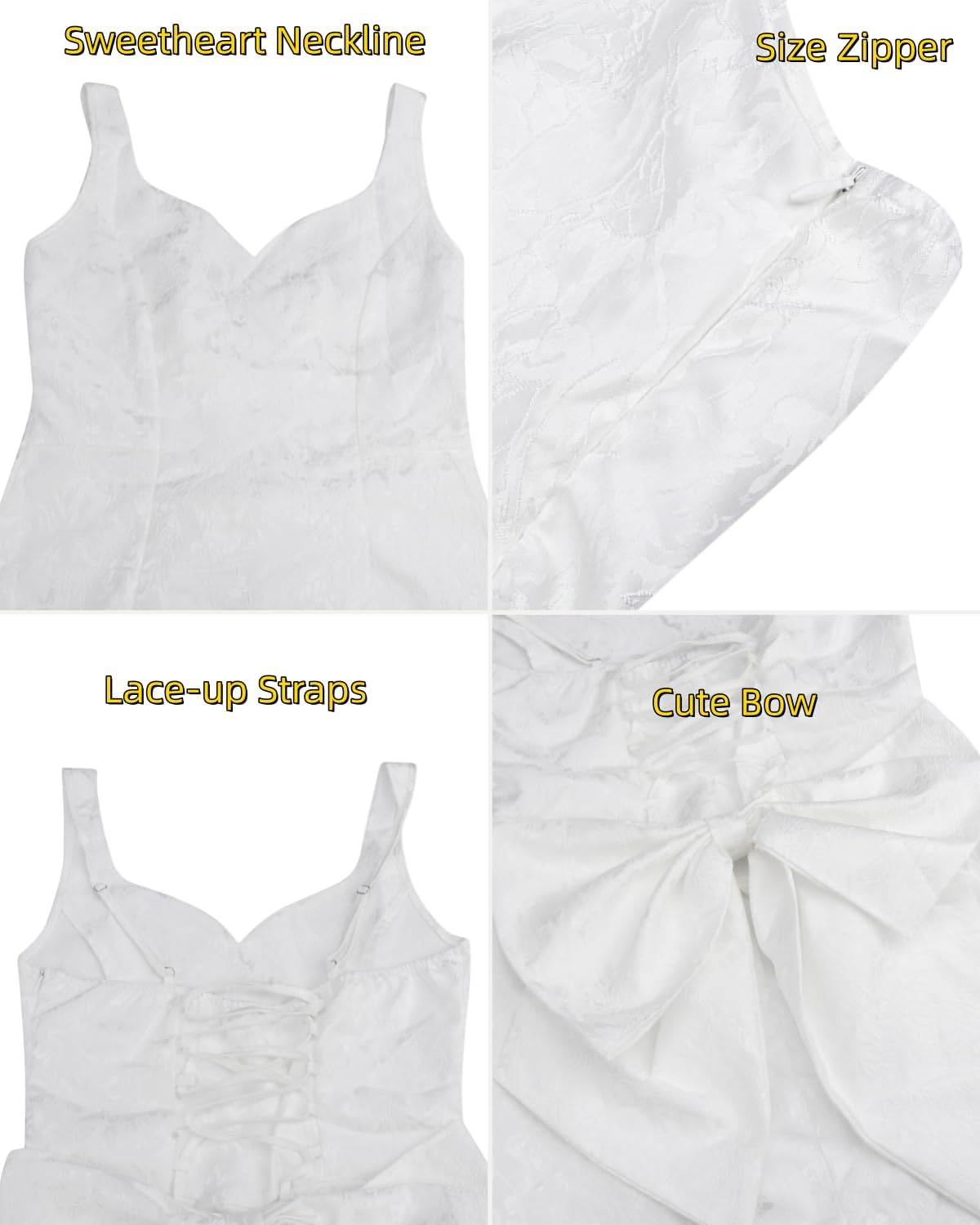Jacquard Satin Homecoming Dress with Bow Elegant Embroidery A Line Graduation Mini Dress Short Prom Dresses