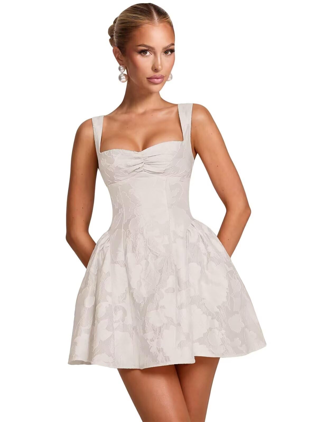 Floral Lace Homecoming Dresses for Teens 2026 Short A Line Sweetheart  Cocktail Party Gowns