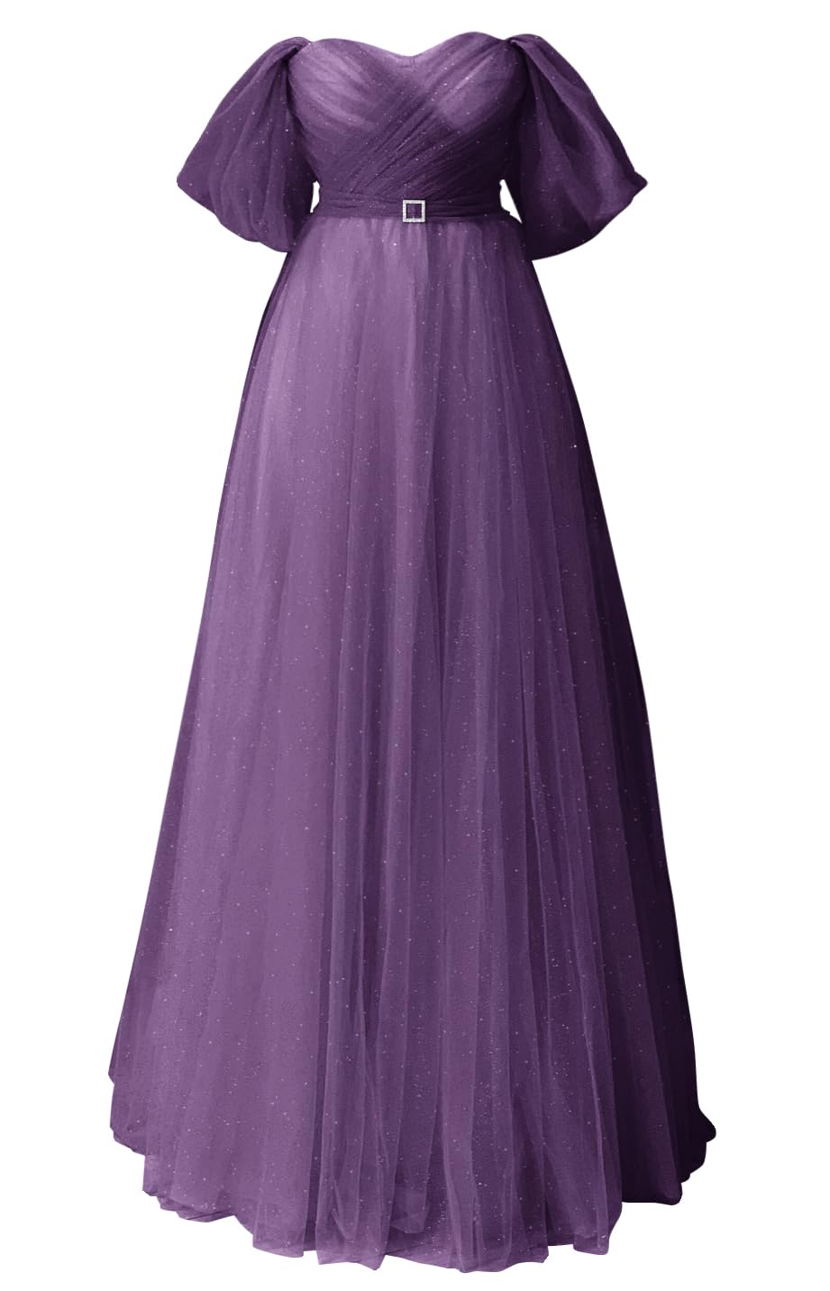 Glitter Tulle Prom Dresses Off The Shoulder Sweetheart Puffy Long Evening Gowns for Women 2027