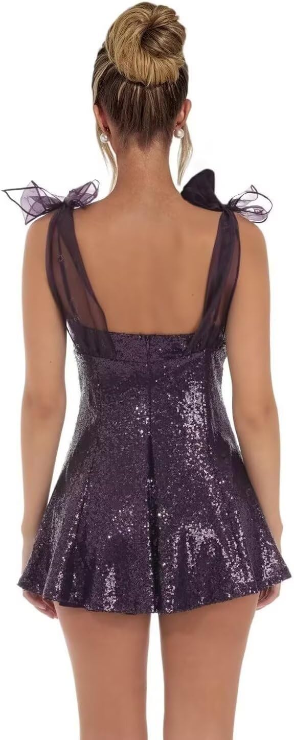 Spaghetti Straps Sequin Homecoming Dresses for Teens Short Prom Dress Sparkly A-Line Cocktail Party Gowns