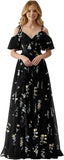 Fairy Tulle Junior Bridesmaid Dresses for Teen Girls Long Flower Embroidery Formal Prom Gown with Slit