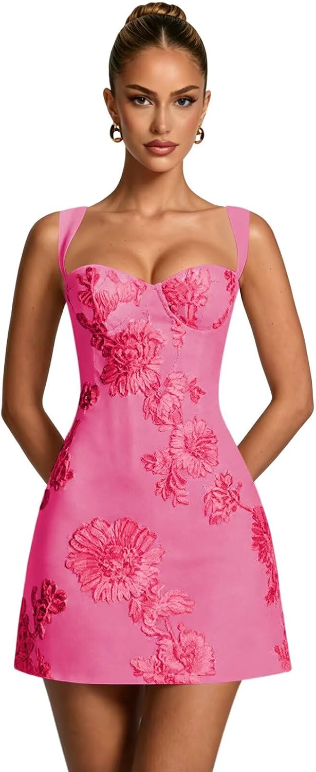 Floral Tulle Homecoming Dresses 2026 Corset A Line Mini Graduation Dress Short Cocktail Party Gown