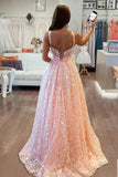 Lace Tulle Prom Dresses with Bow Appliques Corset A Line Long Formal Dress