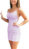 Vestidos cortos ajustados para el regreso a casa para adolescentes, vestidos de fiesta cortos de encaje, vestidos de cóctel 