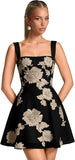 Floral Tulle Homecoming Dresses Short Embroidery Lace A-Line Mini Formal Graduation Cocktail Gown