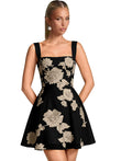 Floral Tulle Homecoming Dresses Short Embroidery Lace A-Line Mini Formal Graduation Cocktail Gown