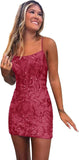 Sparkly Sequin Homecoming Dresses for Teens Short Tight Prom Cocktail Party Gown Gowns