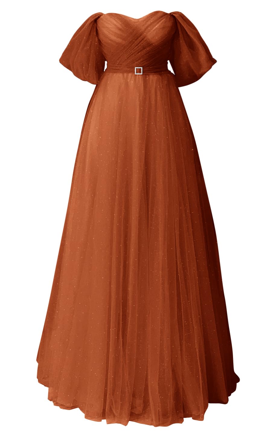 Glitter Tulle Prom Dresses Off The Shoulder Sweetheart Puffy Long Evening Gowns for Women 2027