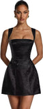 Kingbridal Jacquard Satin Homecoming Dresses for Teens 2026 A-Line Short Prom Cocktail Dress