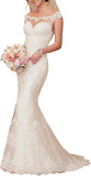 Women's Beach Wedding Dresses for Bride 2025 Long Lace Wedding Bridal Gowns
