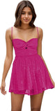 Spaghetti Straps Sequin Homecoming Dresses for Teens 2027 Short Sequin Dresses Mini Formal Cocktail Gown