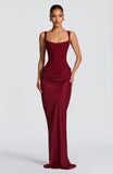 Mermaid Satin Prom Dresses for Women 2026 Spaghetti Strap Formal Dress Ruched Corset Evening Party Gowns