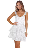 Jacquard Ruffles Homecoming Dresses for Teens Tight Short Prom Gowns Mini Formal Cocktail Party Dress