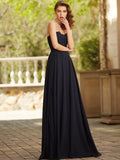 Vestido de fiesta de noche de gasa con apliques, sin mangas, corte princesa, escote corazón, largo hasta el suelo