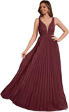 Spaghetti Strap Long Prom Dresses for Women 2026 Ball Gown A Line V-Neck Sparkly Formal Evening Gowns for Wedding